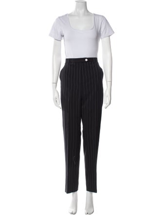 Kiton Wool Striped Pantsuit