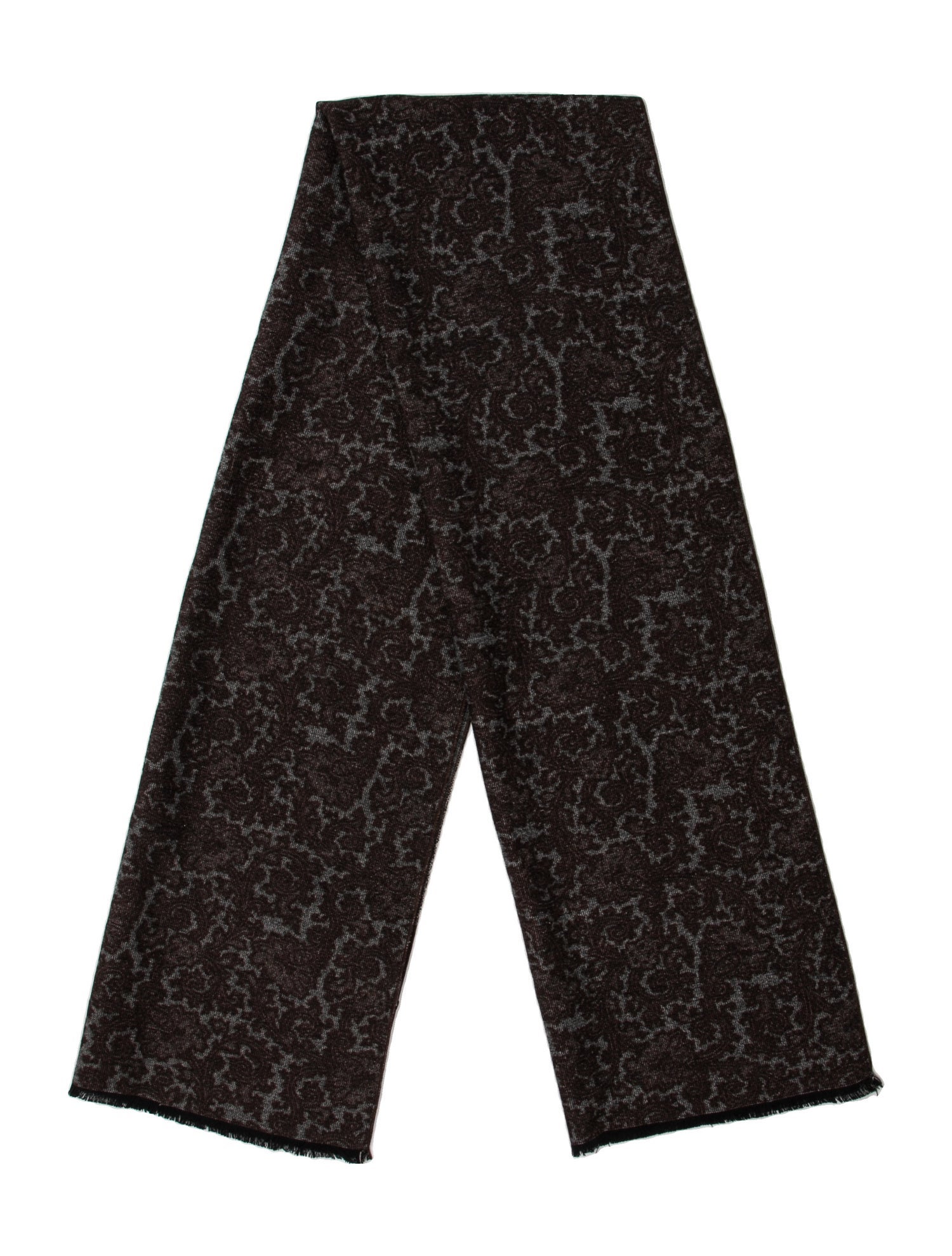 Kiton Animal Print Scarf