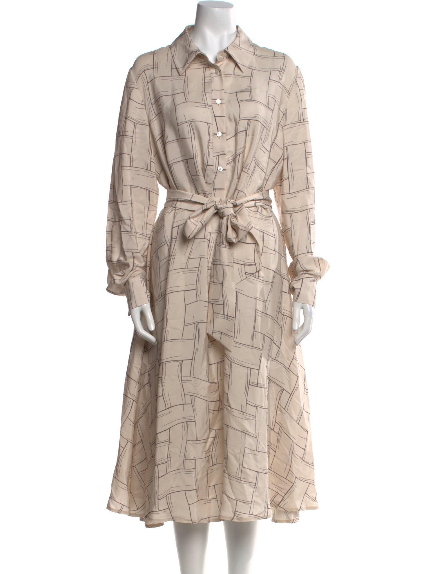 Kiton Silk Midi Length Dress