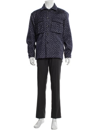 Kiton Wool Tweed Pattern Jacket