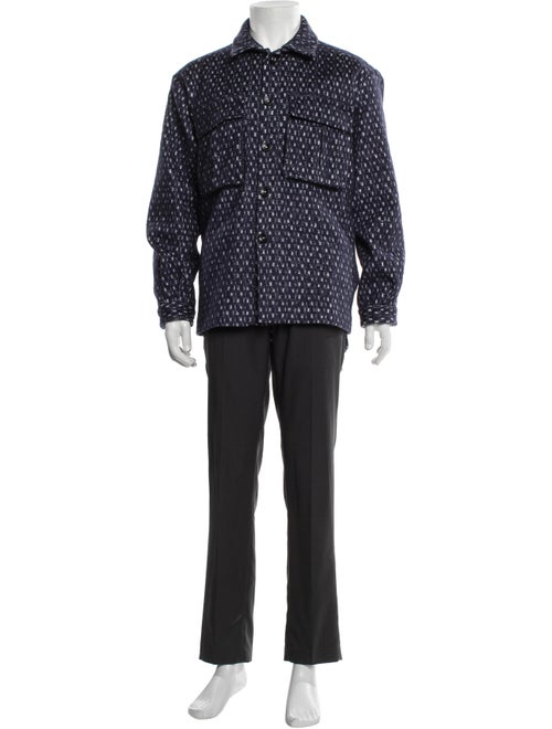 Kiton Wool Tweed Pattern Jacket