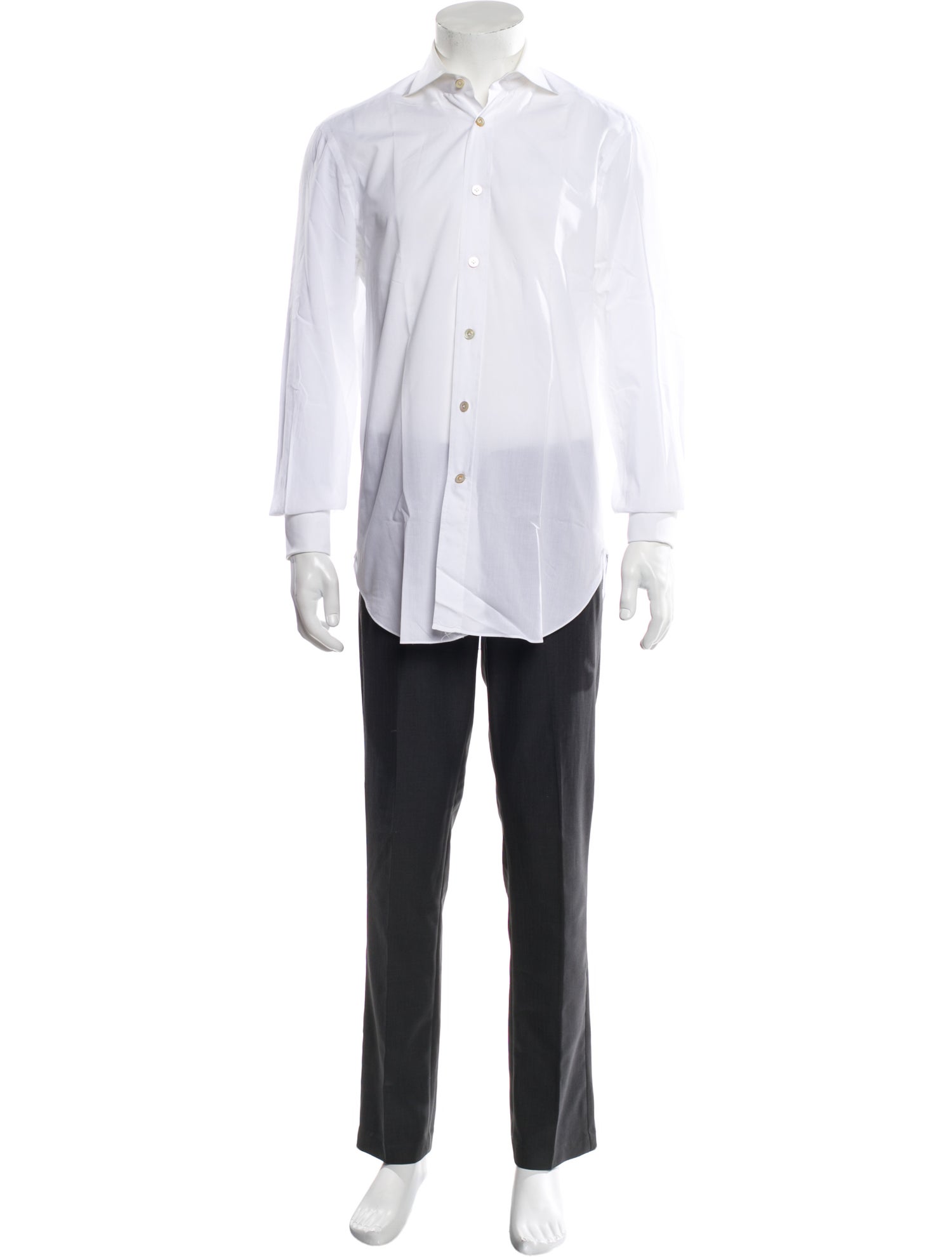 Kiton Long Sleeve Dress Shirt