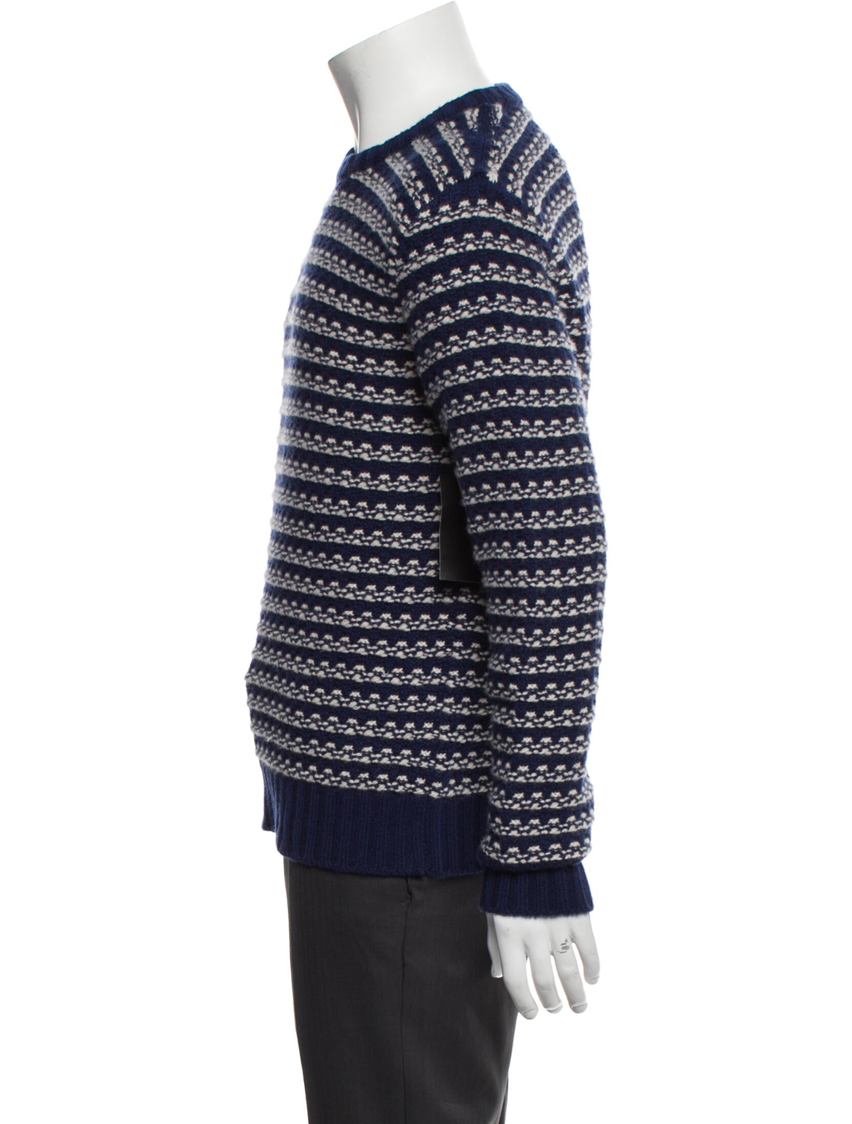 Kiton Cashmere Striped Pullover