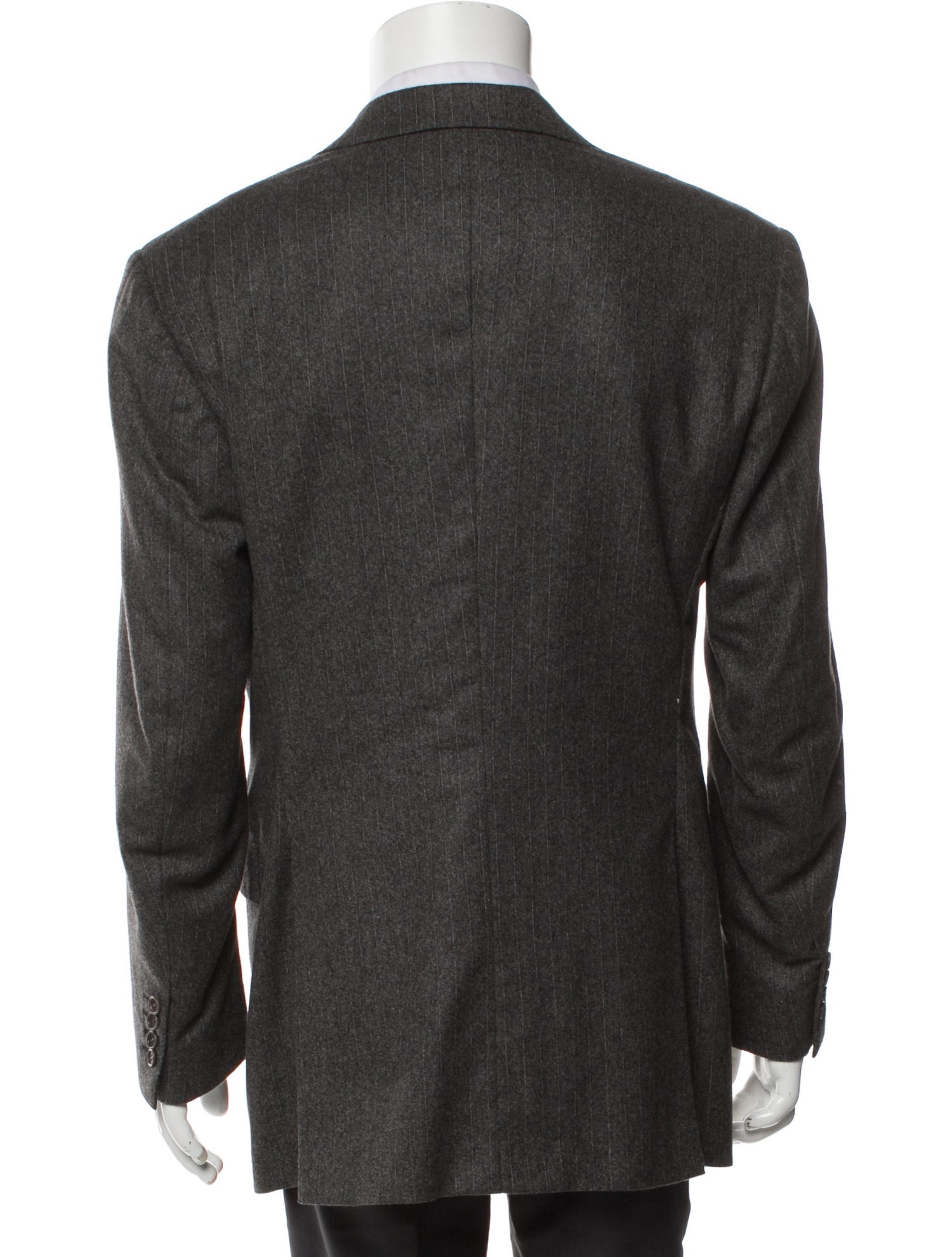 Kiton Cashmere Striped Blazer