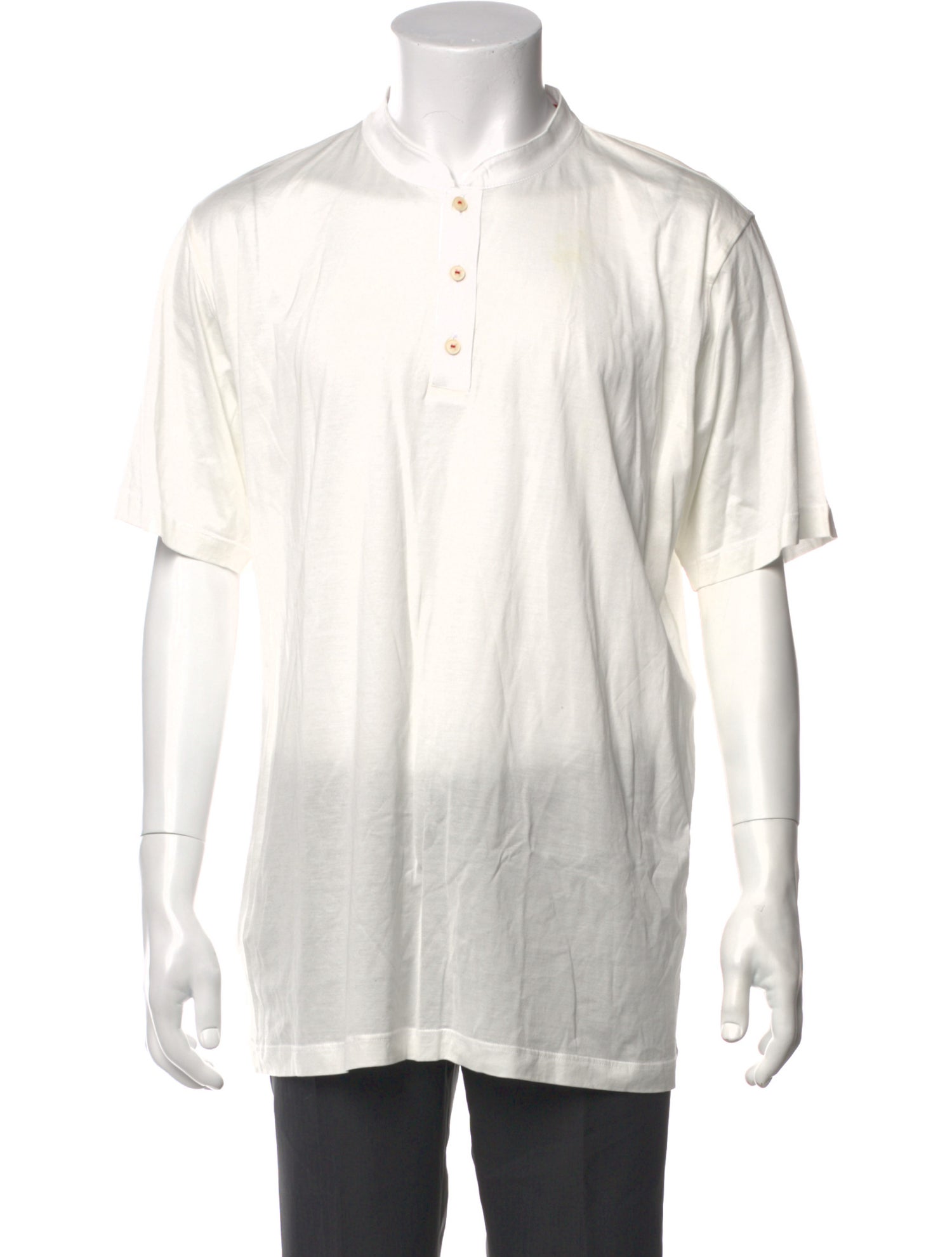 Kiton Crew Neck Short Sleeve Polo Shirt