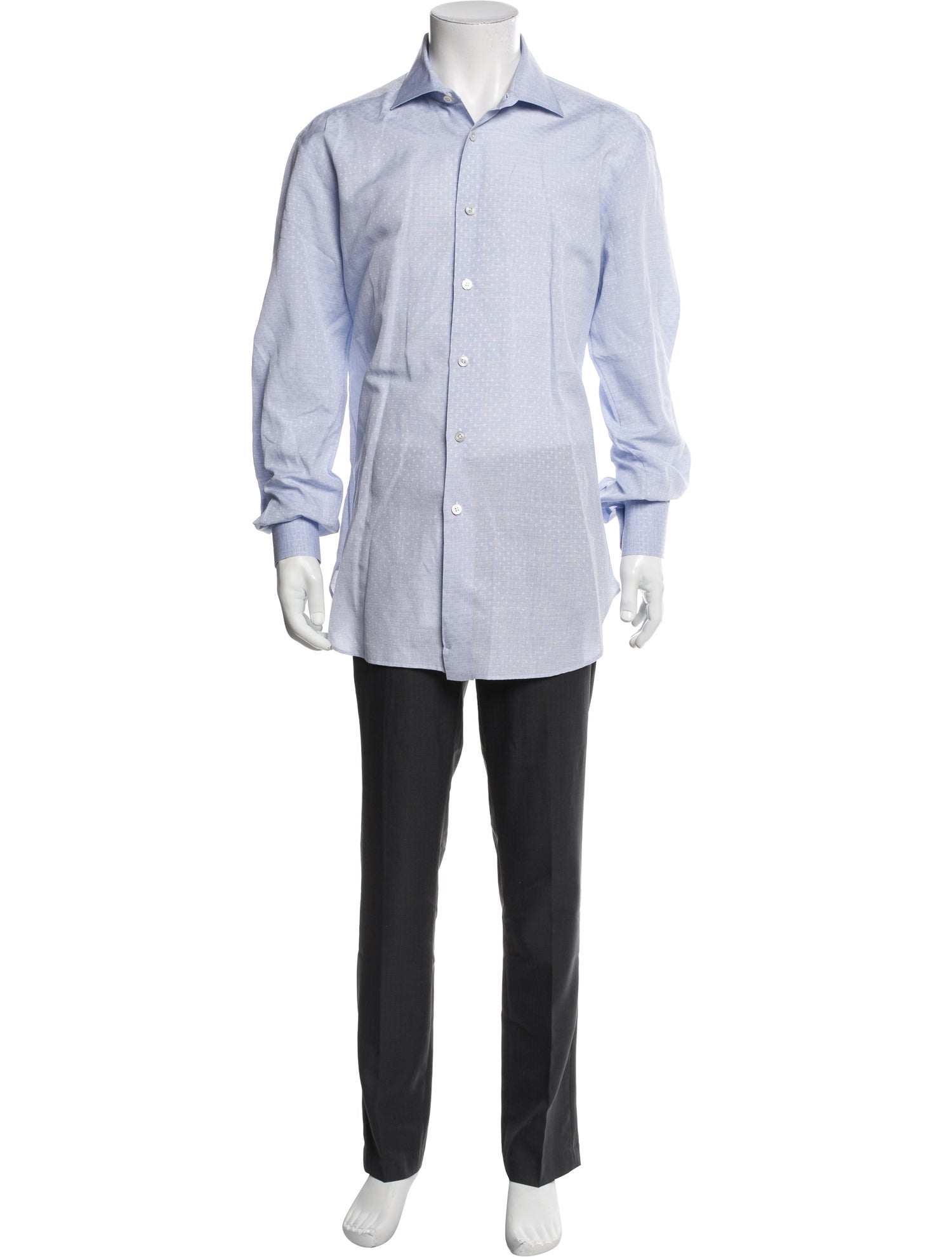 Kiton Long Sleeve Dress Shirt