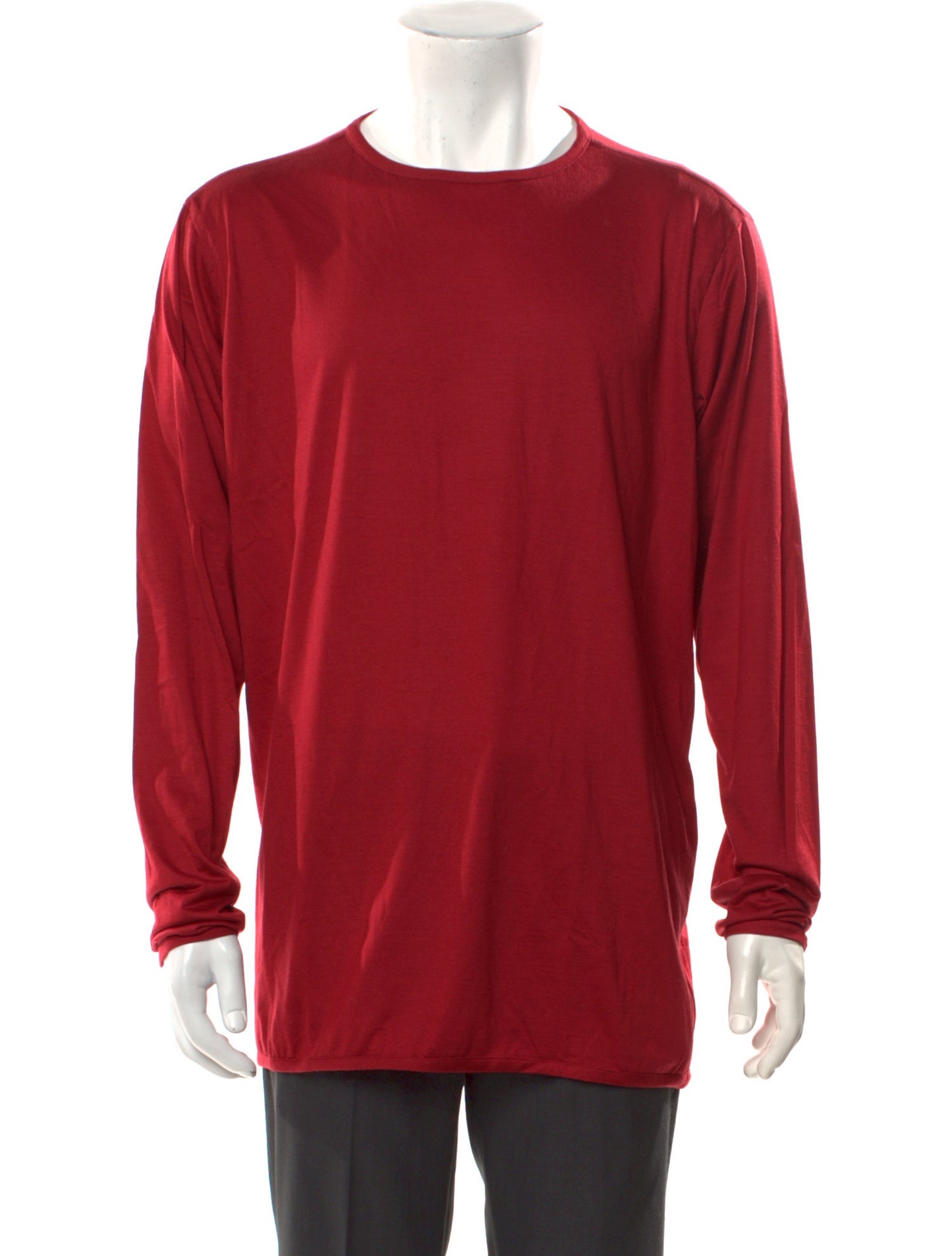 Kiton Crew Neck Long Sleeve T-Shirt