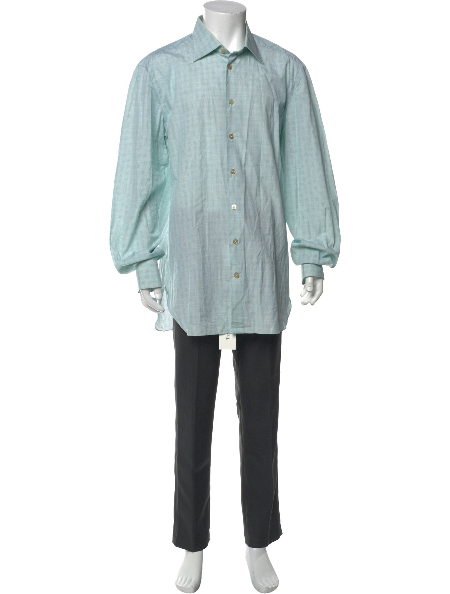 Kiton Striped Long Sleeve Dress Shirt