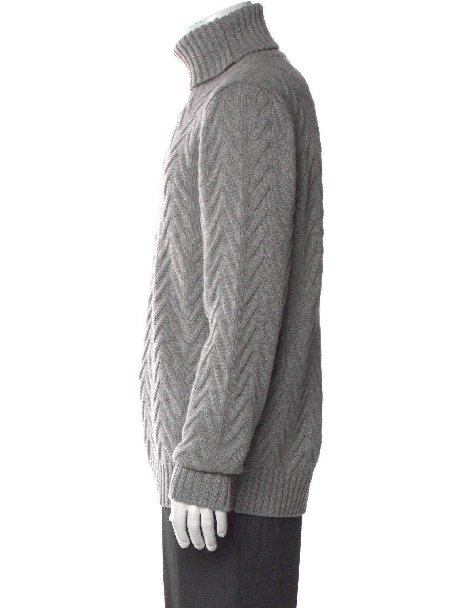 Kiton Cashmere Turtleneck Pullover