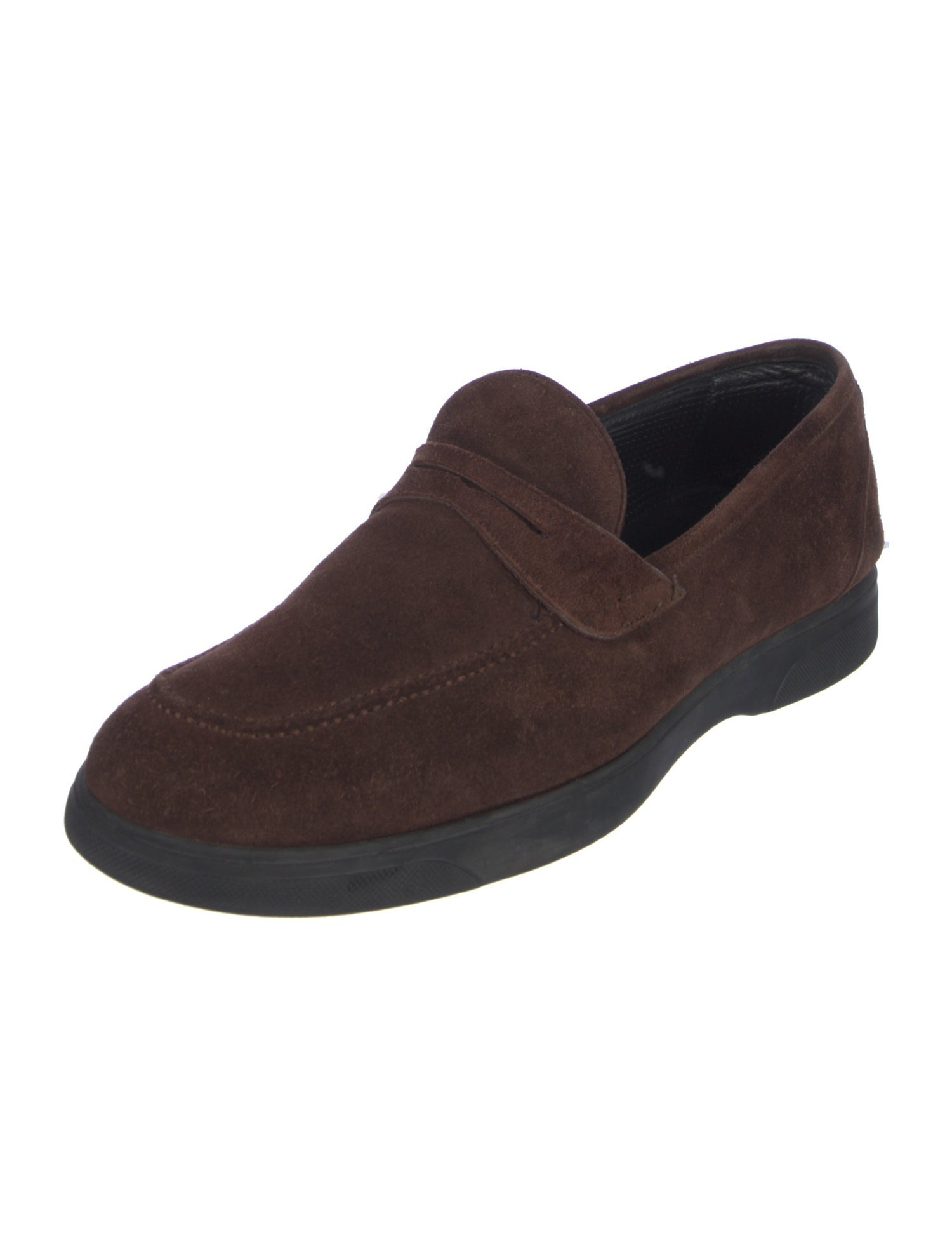 Kiton Suede Dress Loafers