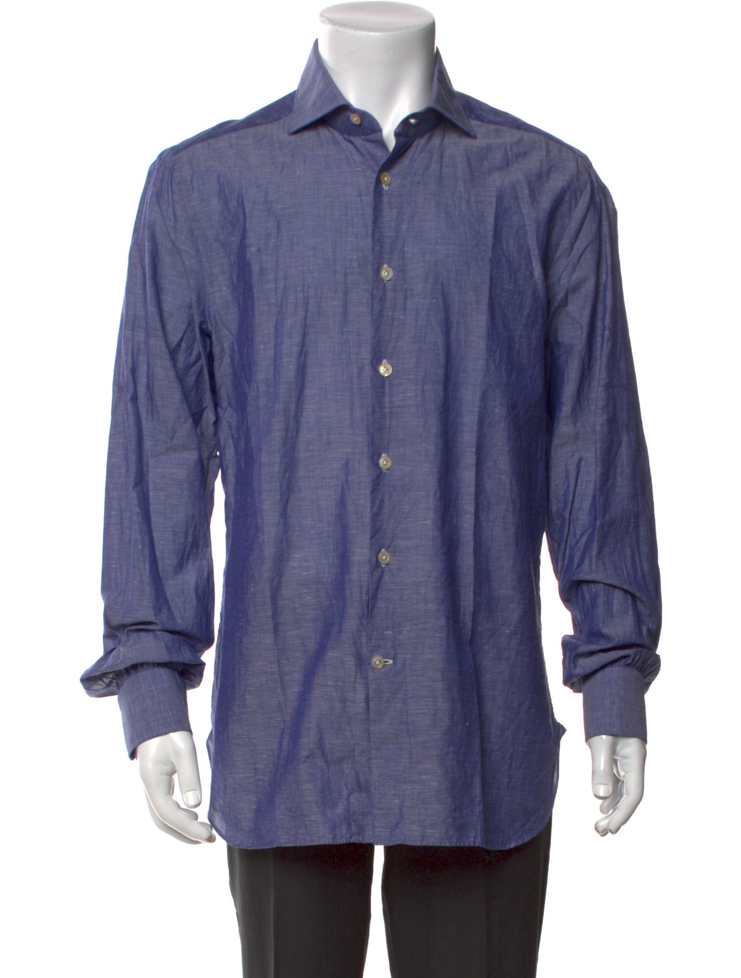 Kiton Long Sleeve Dress Shirt