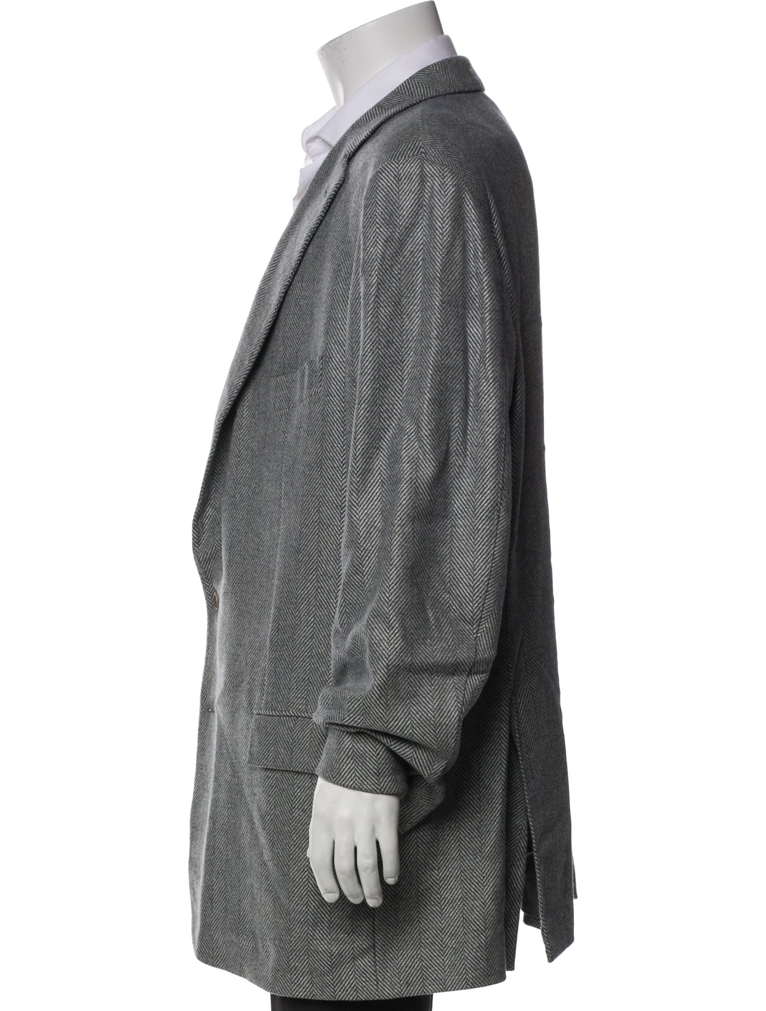 Kiton Plaid Print Blazer