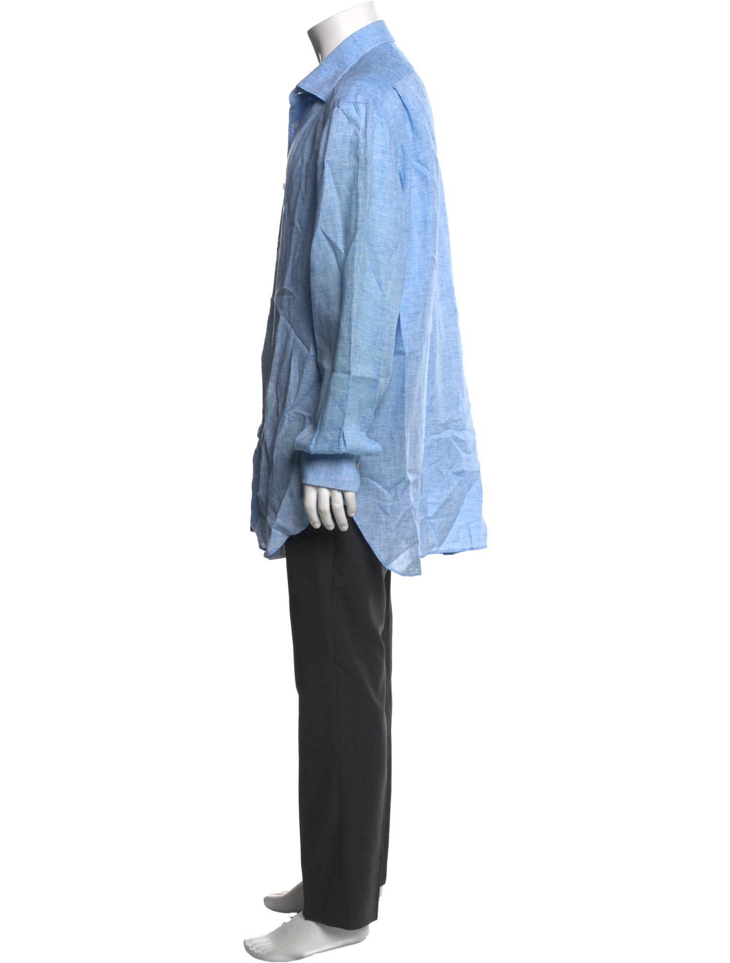 Kiton Linen Long Sleeve Shirt