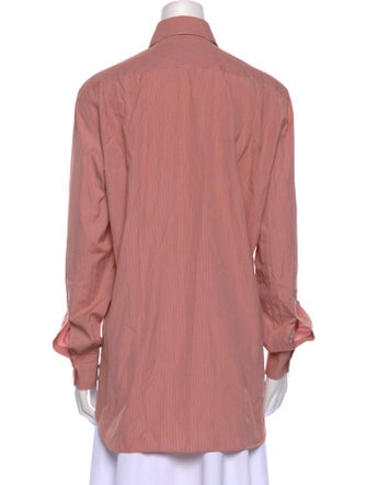 Kiton Long Sleeve Button-Up Top