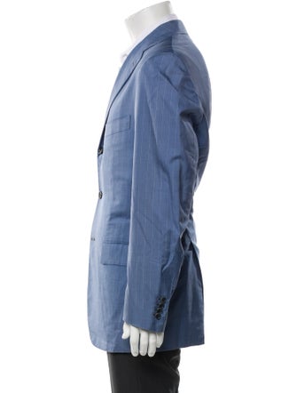 Kiton Plaid Print Utility Jacket