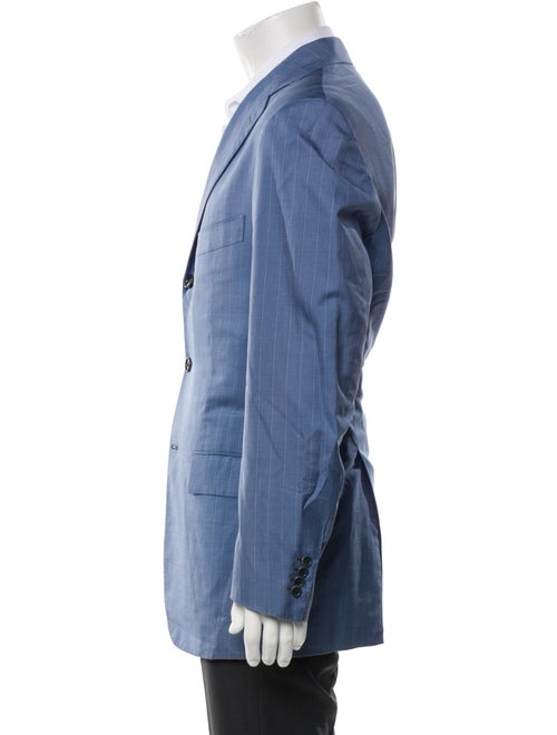 Kiton Plaid Print Utility Jacket