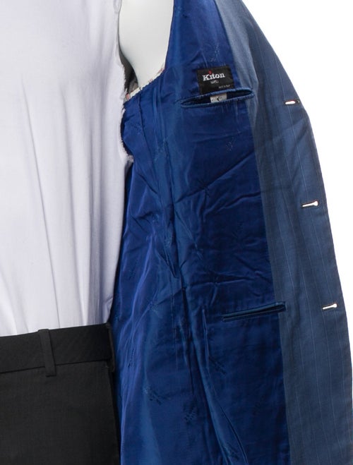 Kiton Plaid Print Utility Jacket