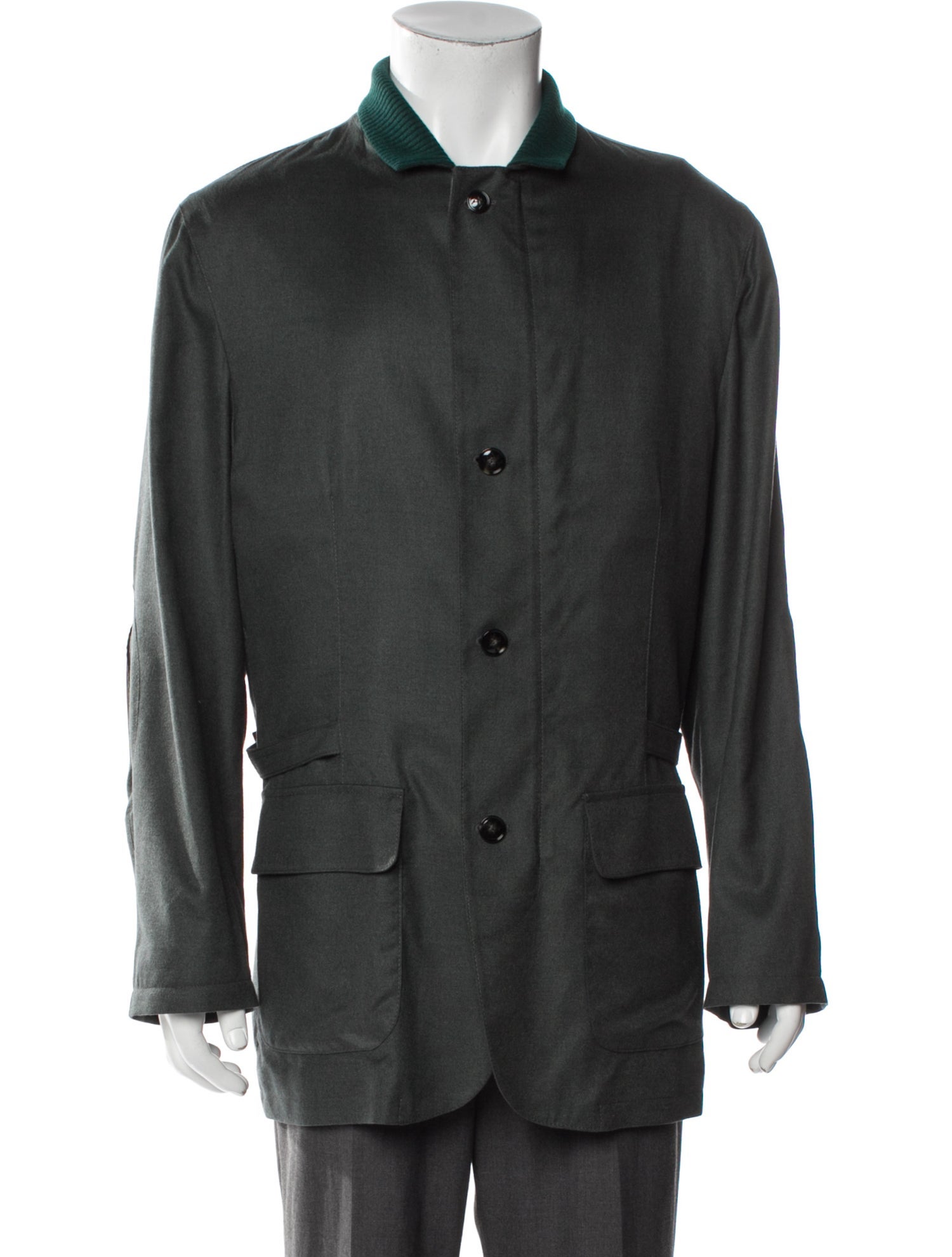 Kiton Silk Utility Jacket