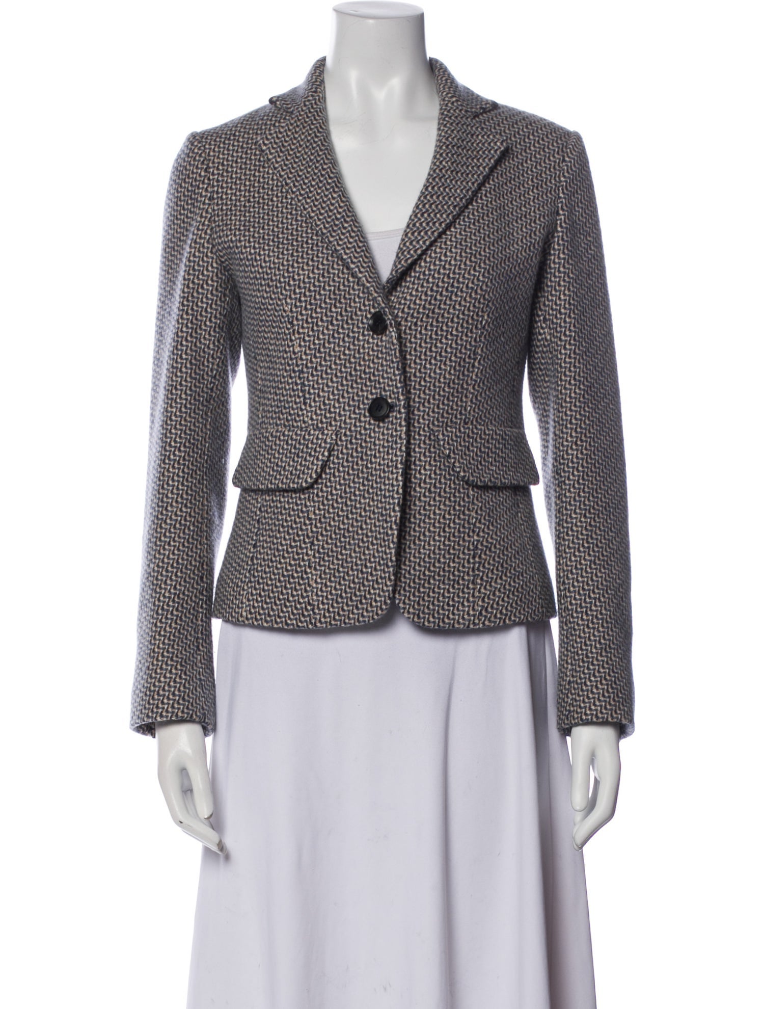 Kiton Cashmere Printed Blazer