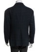 Kiton Cashmere Houndstooth Print Blazer