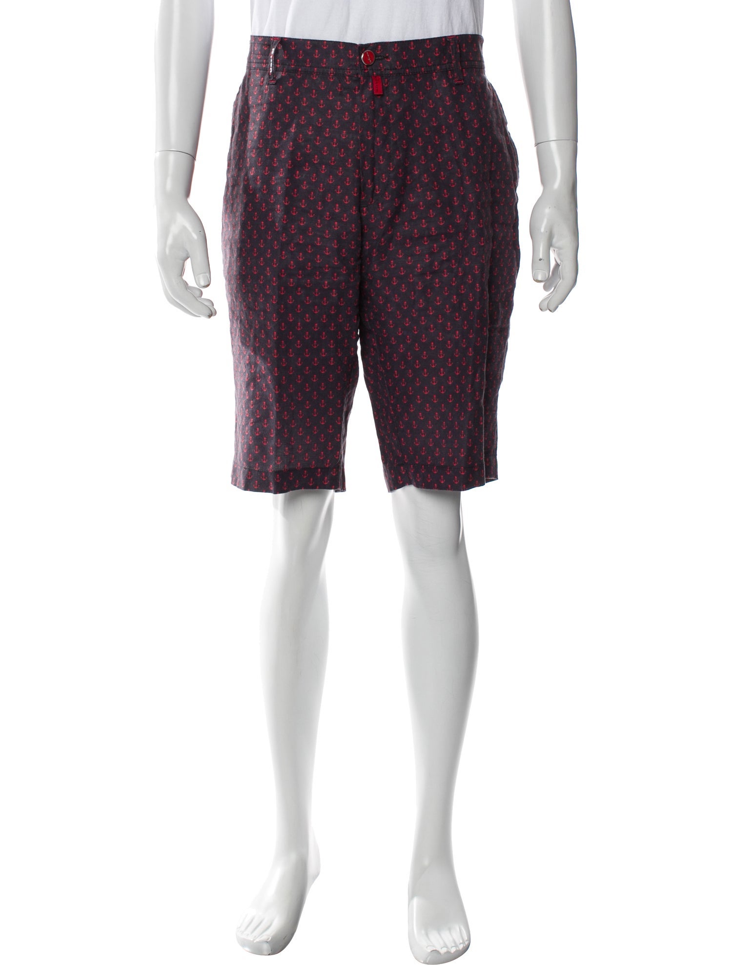 Kiton Linen Jogger Shorts