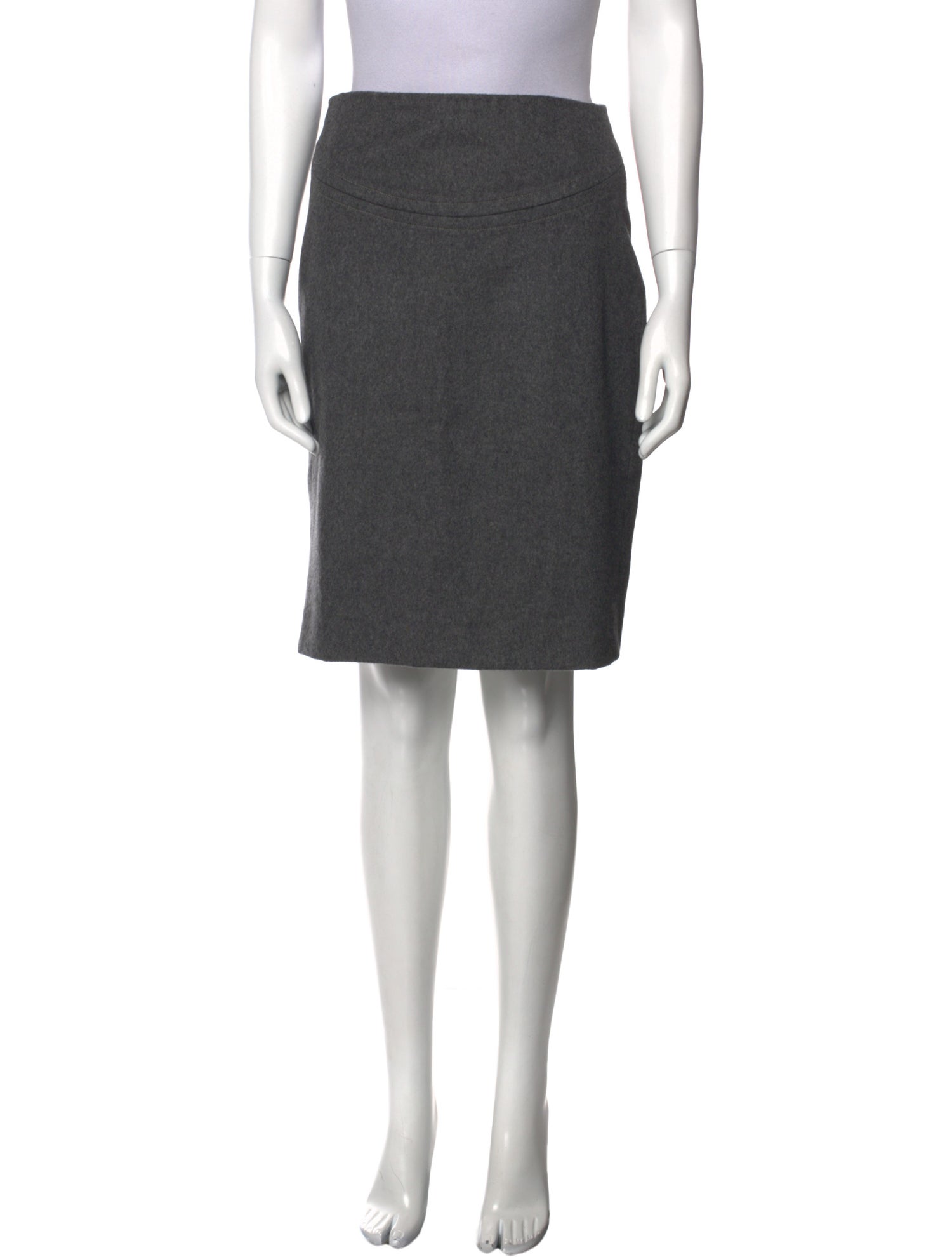 Kiton Cashmere Knee-Length Skirt