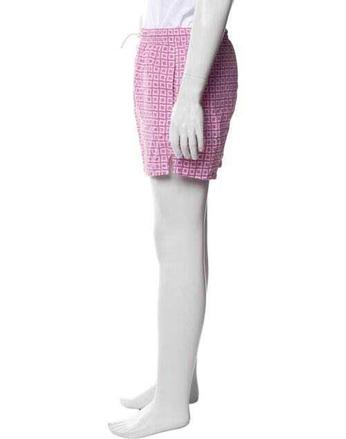 Kiton Plaid Print Swim Trunks