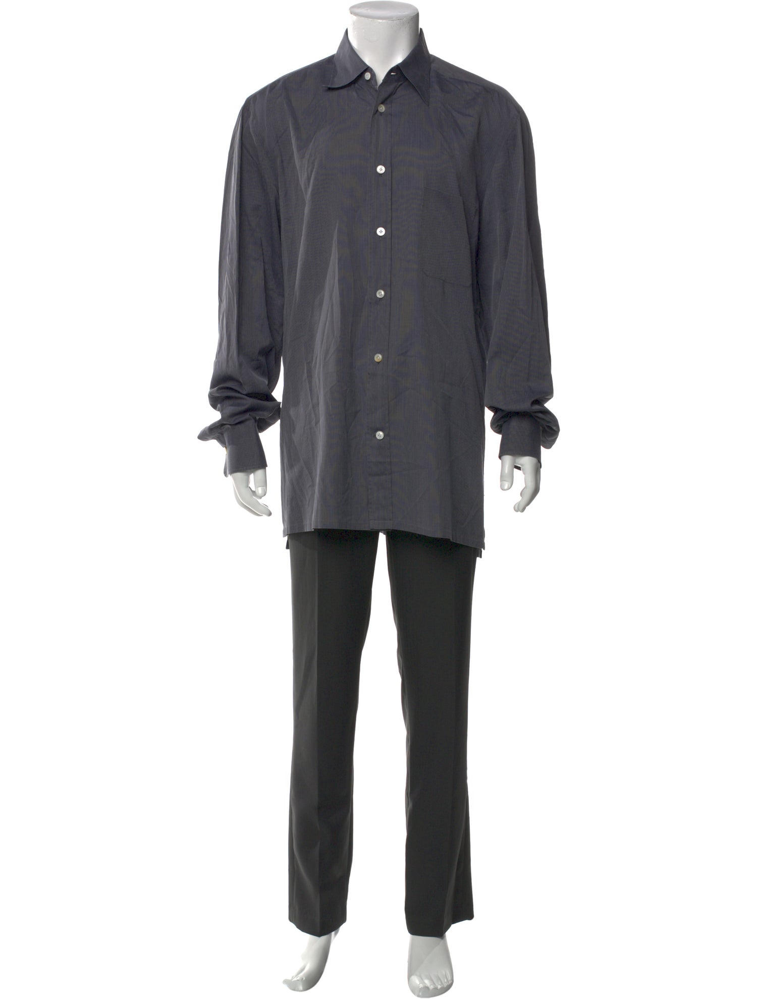 Kiton Long Sleeve Dress Shirt