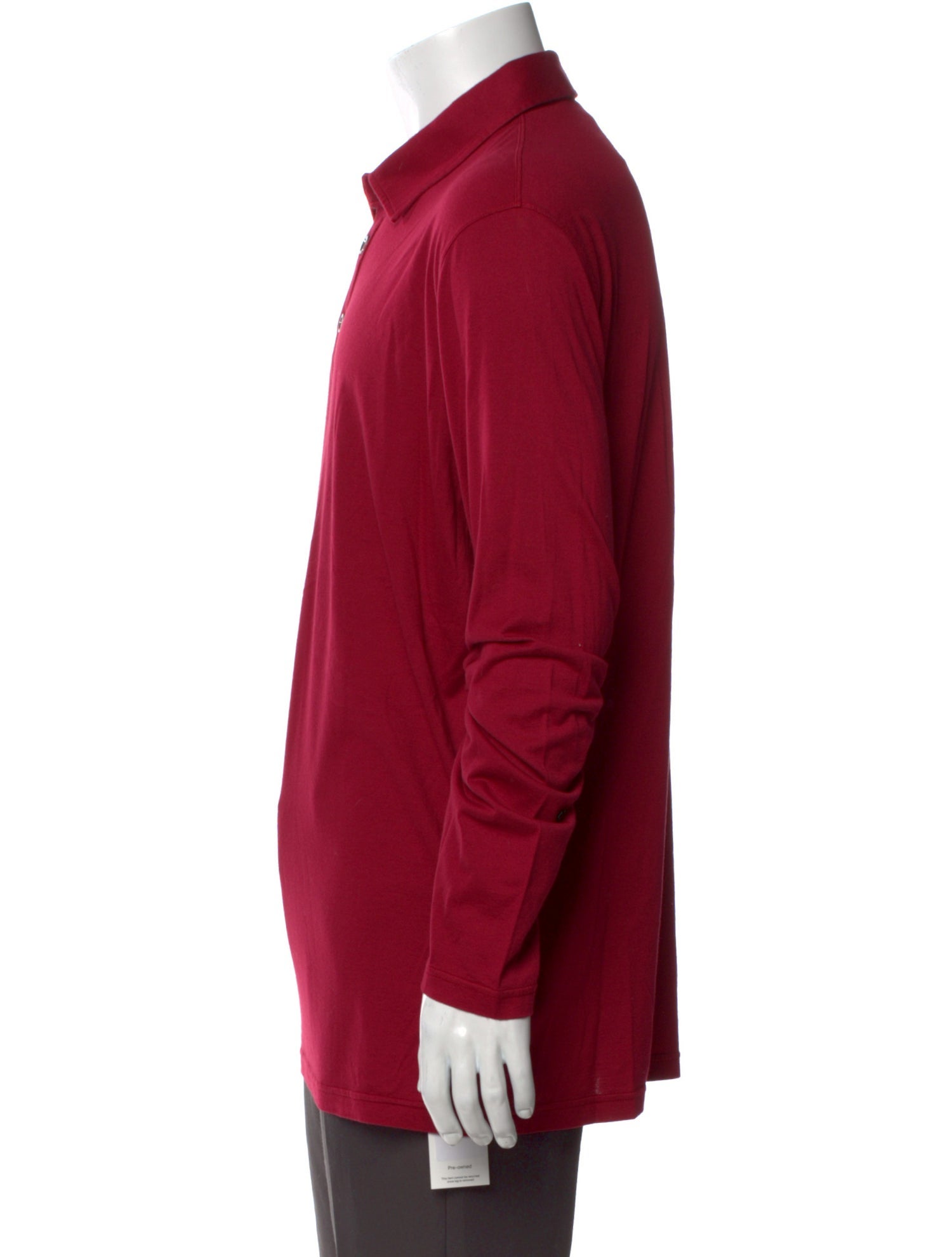 Kiton Collar Long Sleeve Polo Shirt w/ Tags