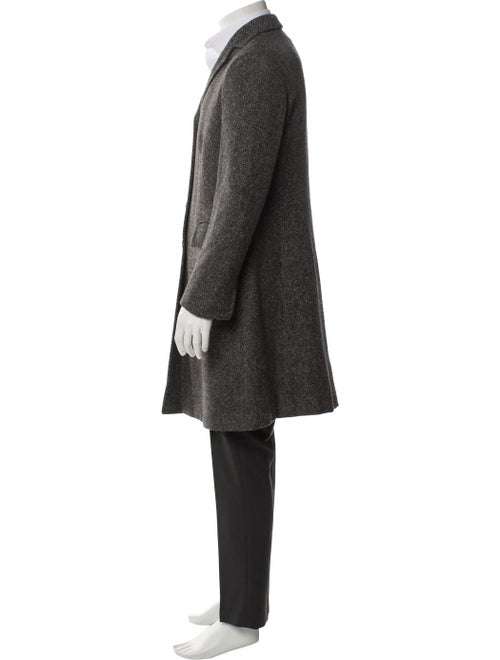 Kiton Cashmere Tweed Pattern Overcoat
