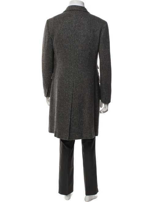 Kiton Cashmere Tweed Pattern Overcoat