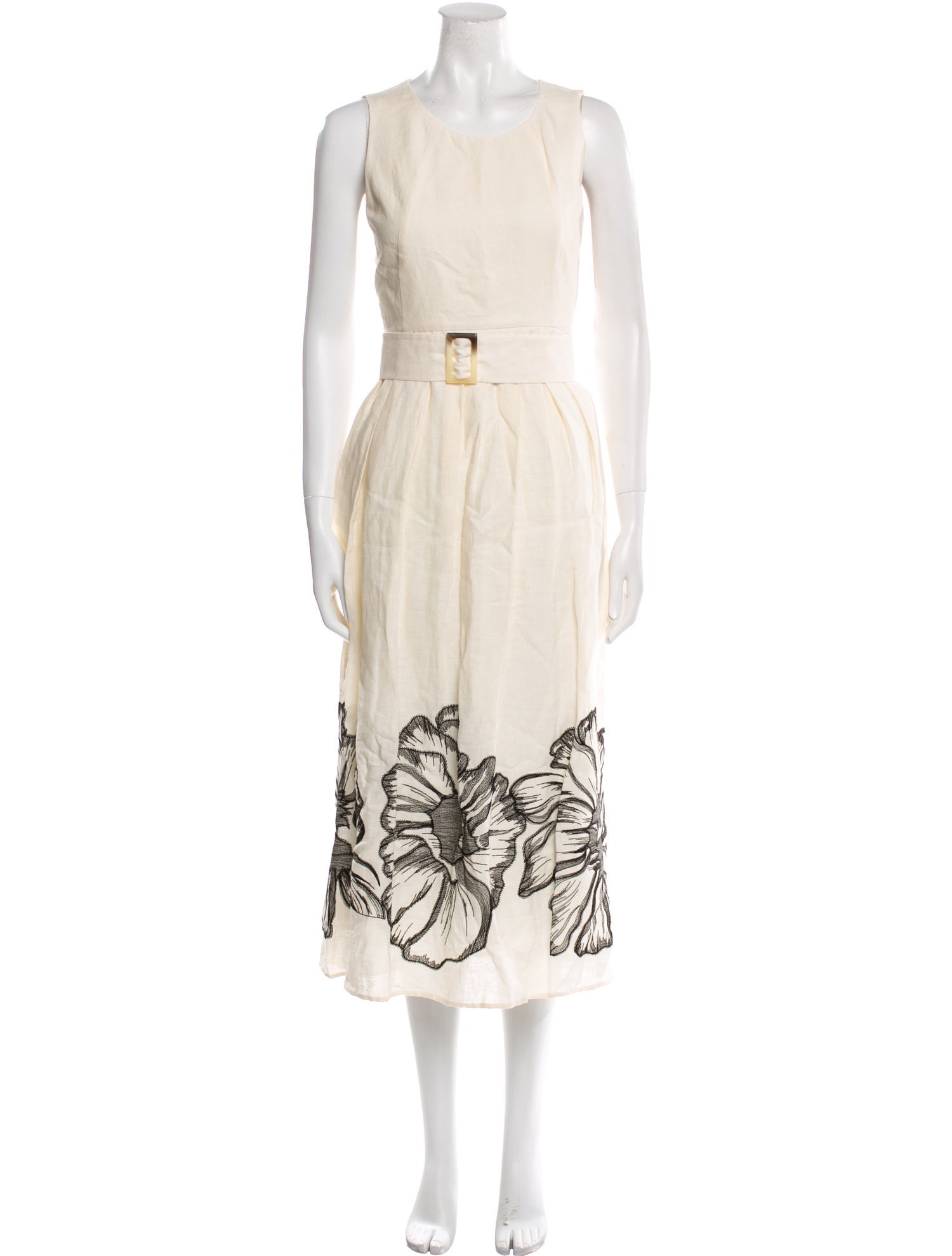 Kiton Linen Long Dress