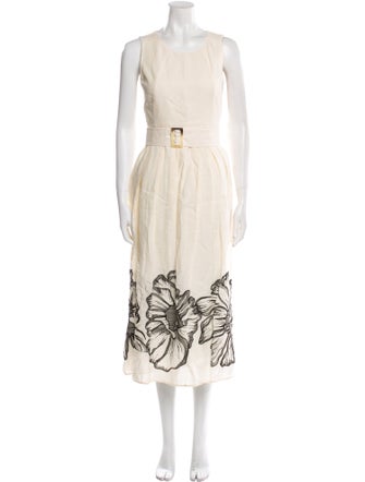 Kiton Linen Long Dress