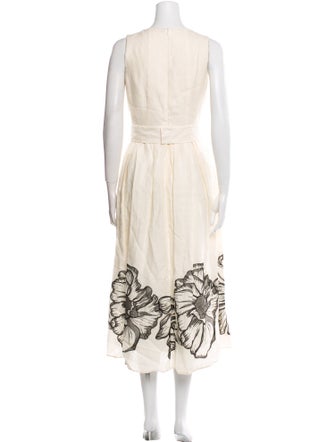 Kiton Linen Long Dress