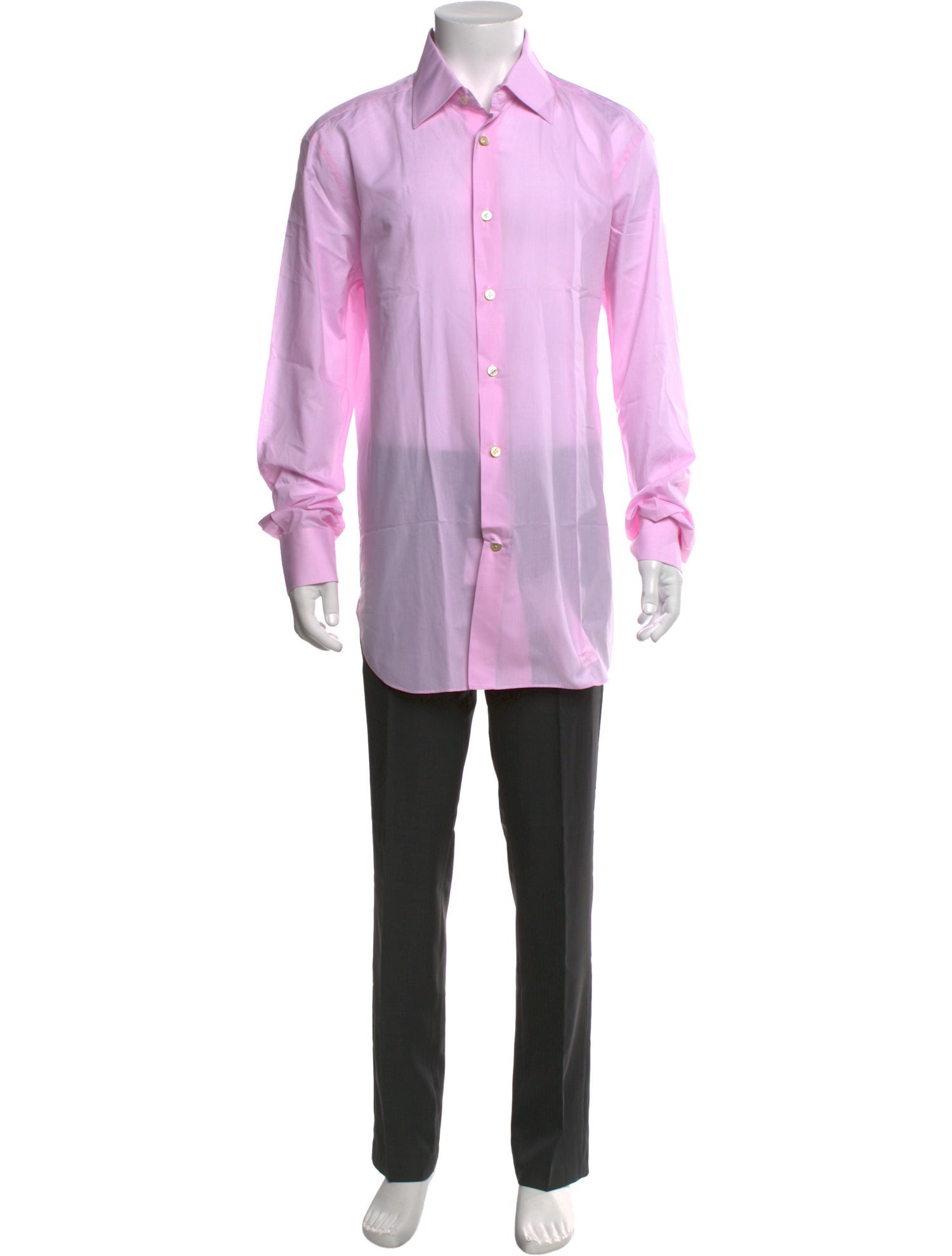 Kiton Long Sleeve Dress Shirt