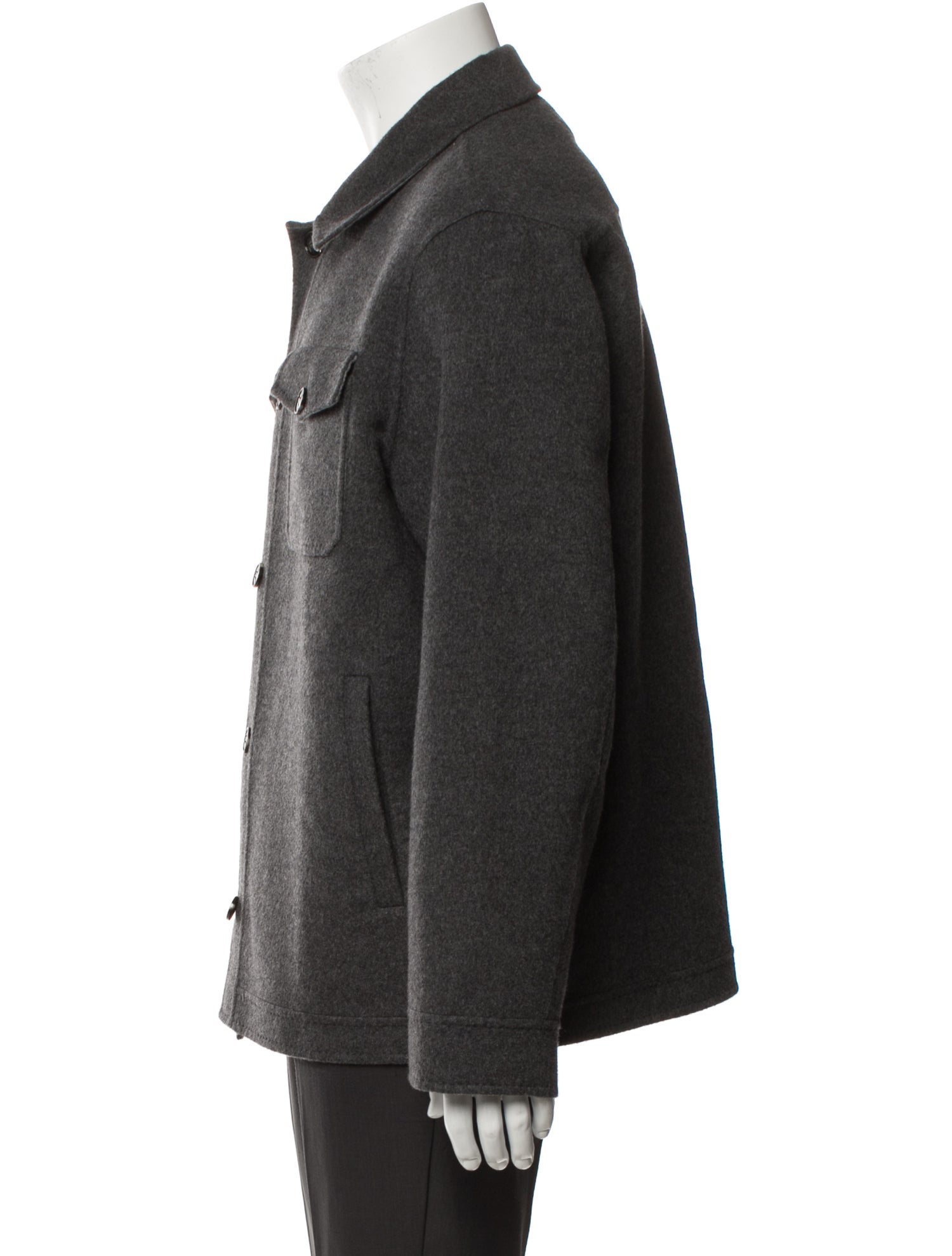 Kiton Wool Trucker Jacket