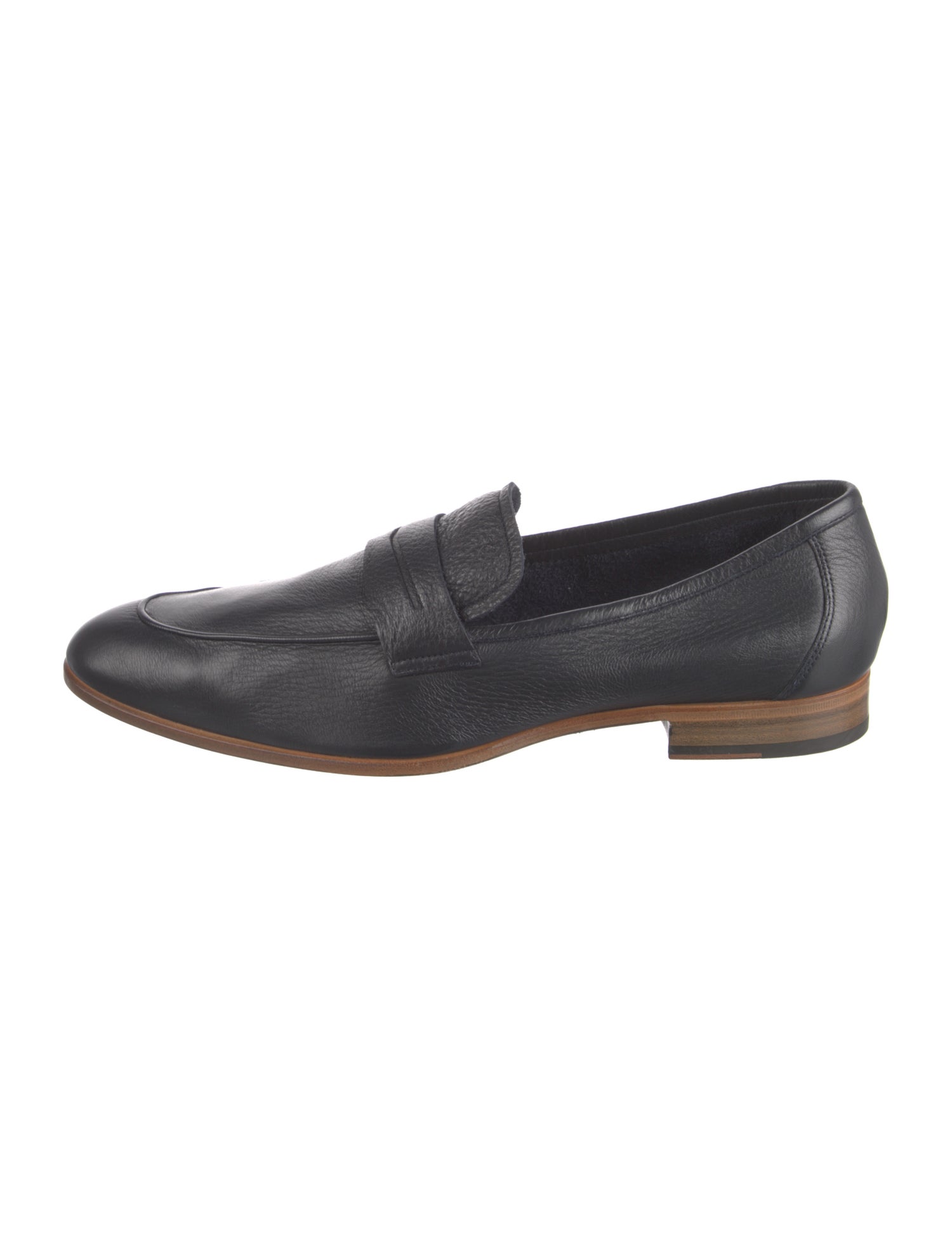 Kiton Leather Dress Loafers