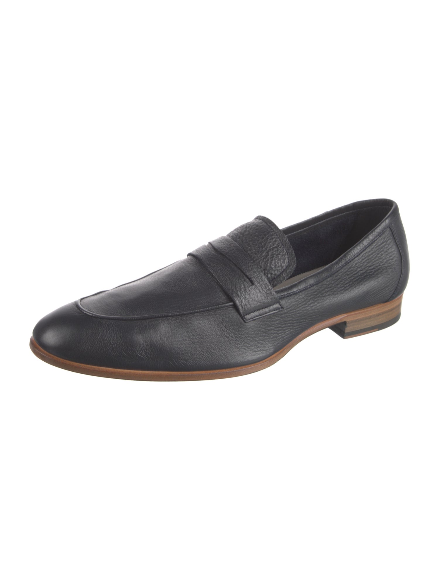 Kiton Leather Dress Loafers