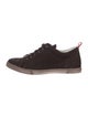 Kiton Suede Leather Trim Embellishment Sneakers