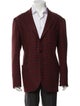 Kiton Cashmere Houndstooth Print Blazer