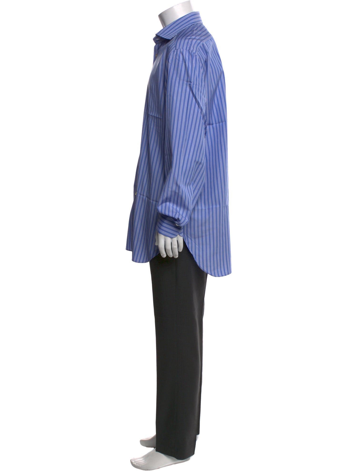 Kiton Striped Long Sleeve Shirt