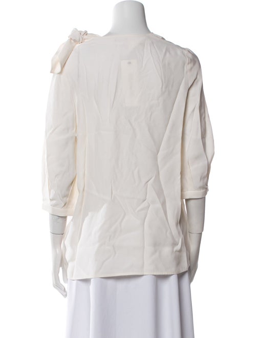 Kiton Silk V-Neck Blouse