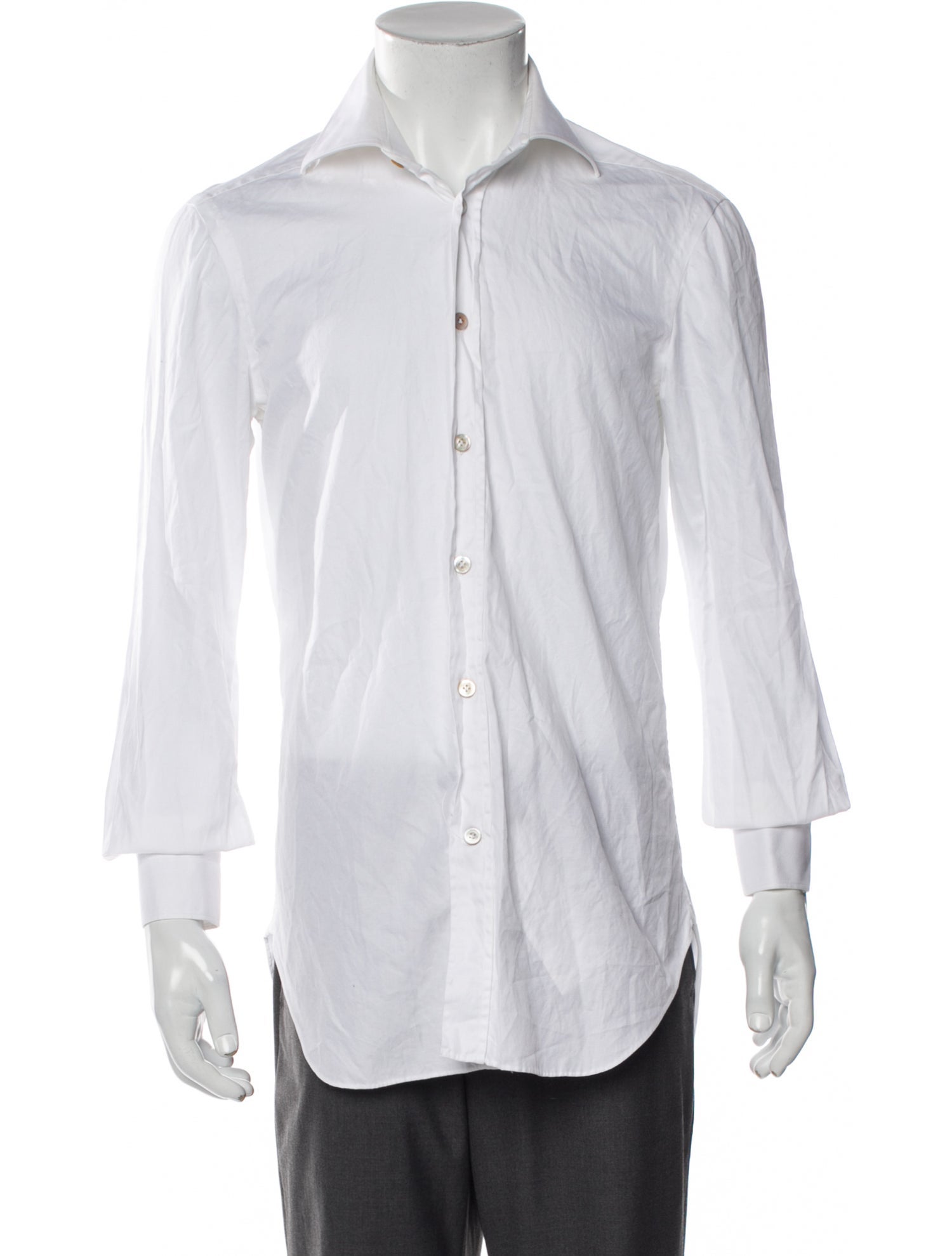 Kiton Long Sleeve Dress Shirt
