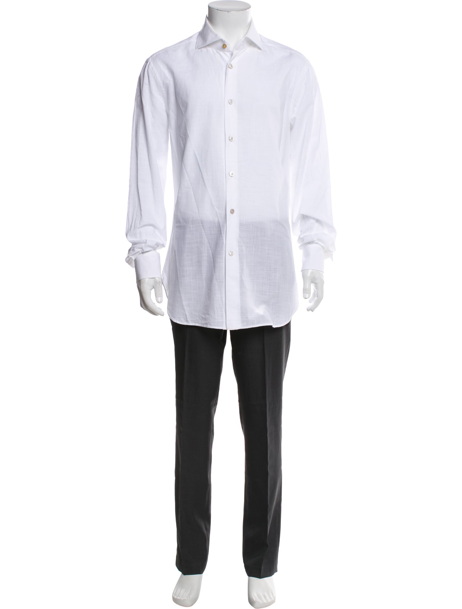 Kiton Long Sleeve Dress Shirt