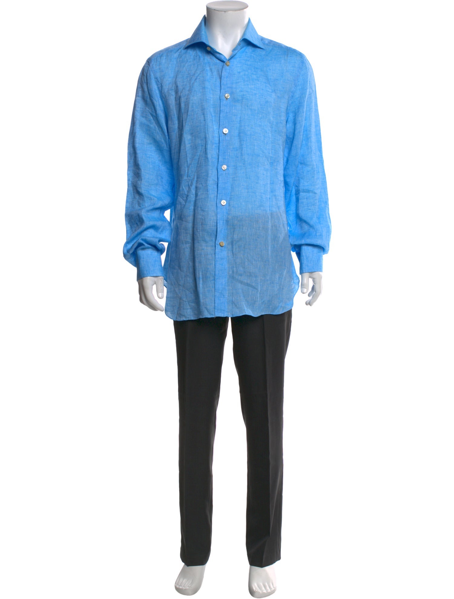 Kiton Long Sleeve Dress Shirt