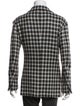 Kiton Cashmere Houndstooth Print Jacket