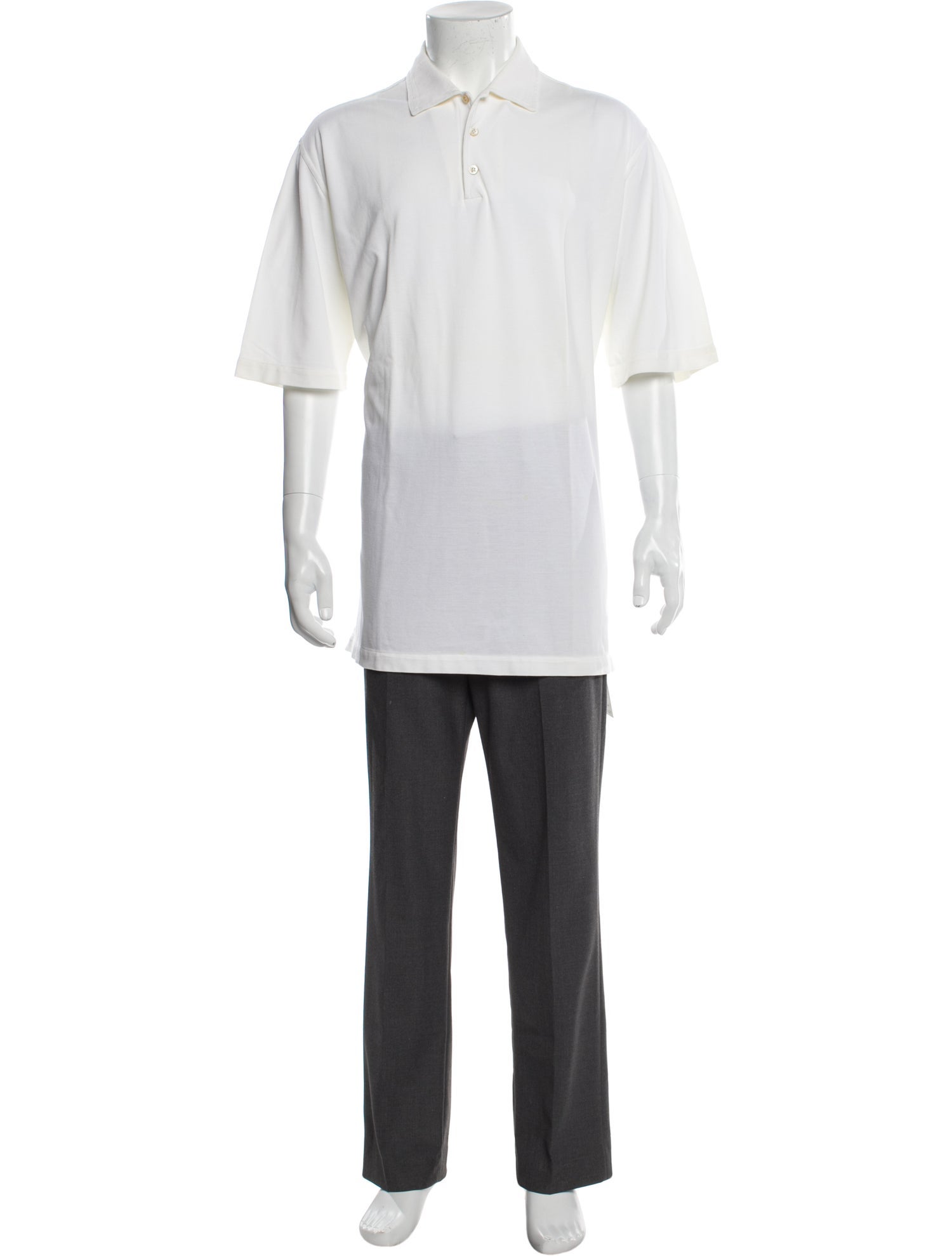 Kiton Collar Short Sleeve Polo Shirt