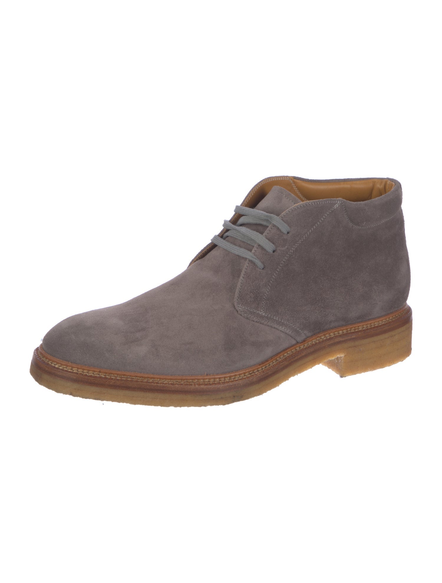 Kiton Suede Lace-Up Boots