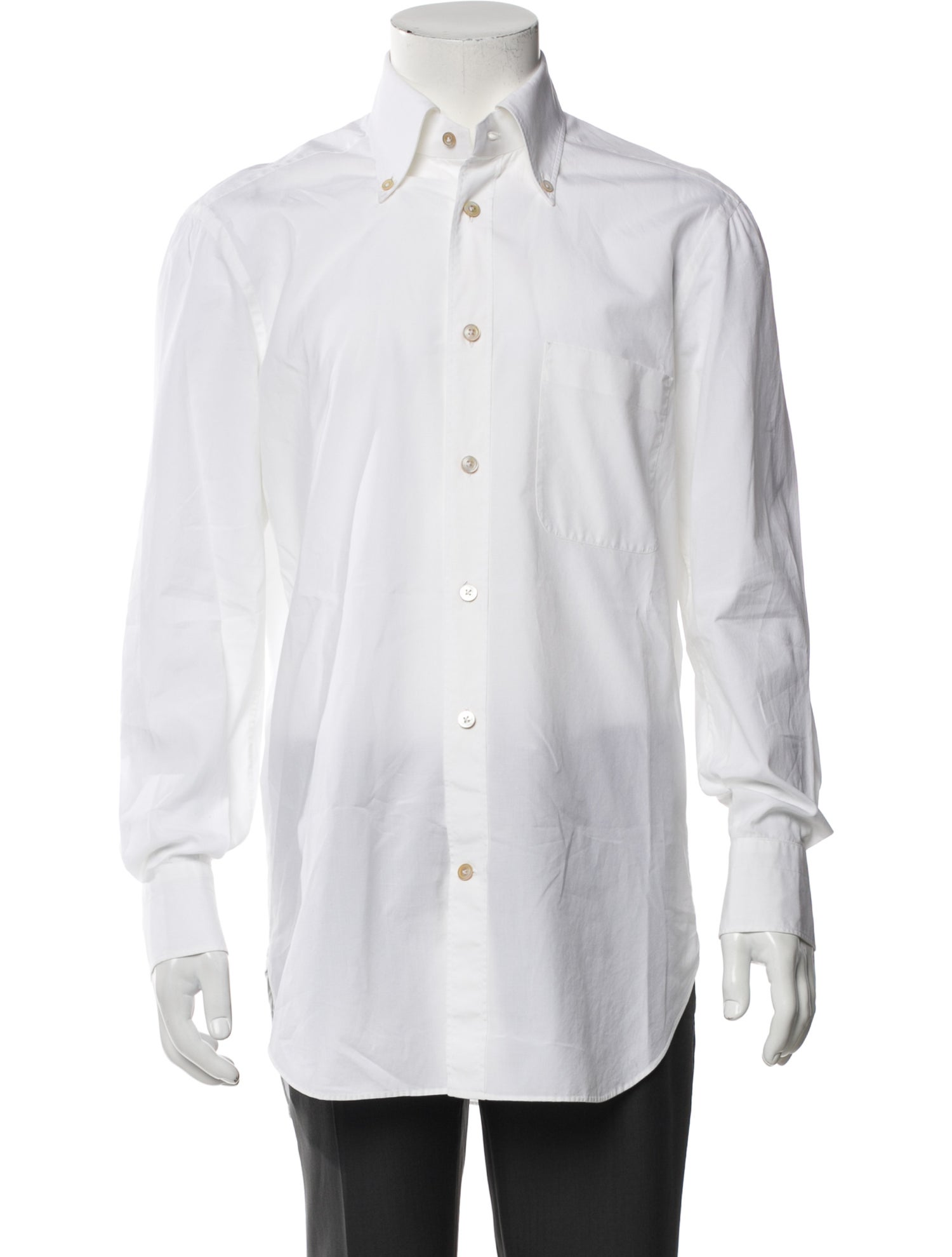 Kiton Long Sleeve Dress Shirt