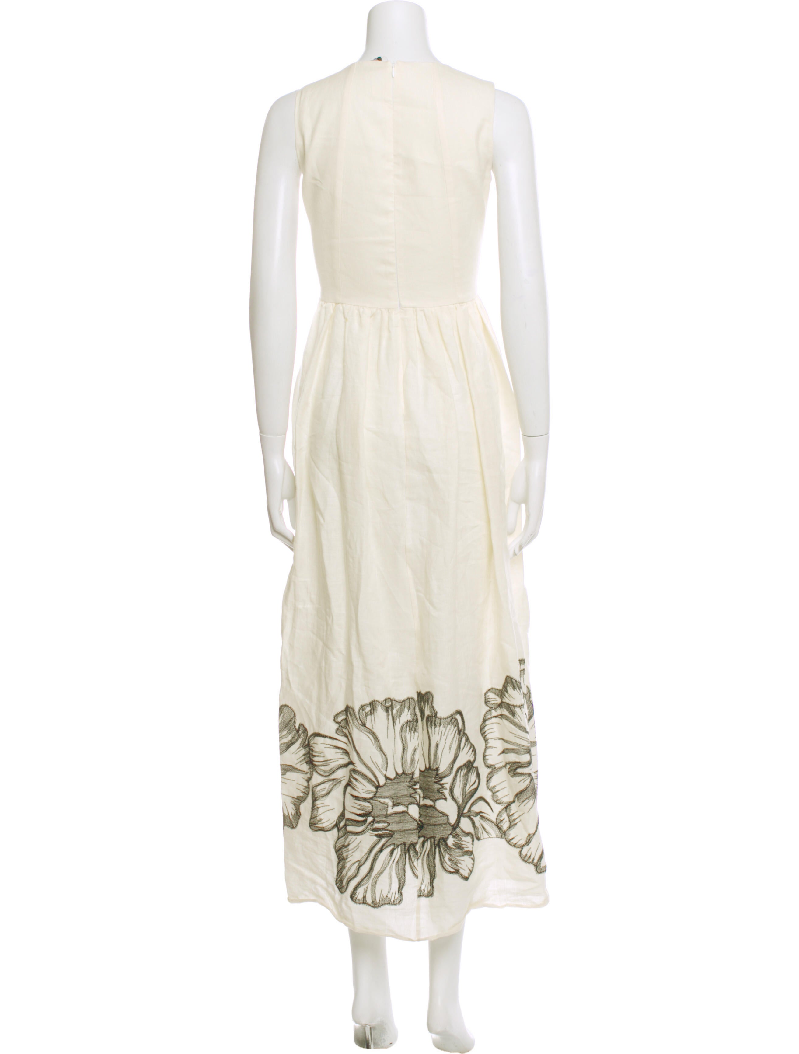 Kiton Linen Midi Length Dress